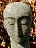 Product image 3 of the product “Abstract figure - women 40x25x105 cm Natural stone (Basanit), stonemasonry ”
